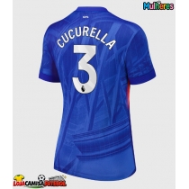 Camisa de Futebol Chelsea Marc Cucurella #3 Equipamento Principal Mulheres 2025-26 Manga Curta